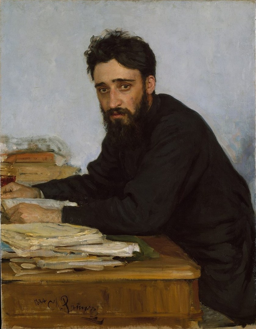 Vsevolod Garshin by Ilya Repin