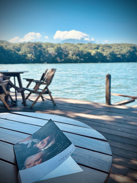 Reading by the sea